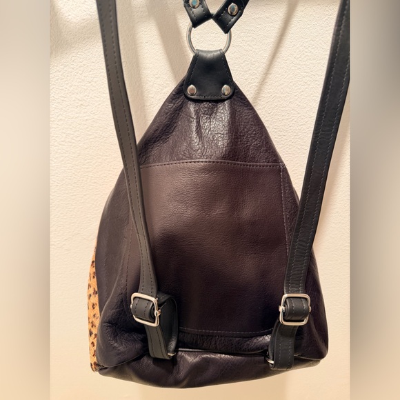 ? Leopard Print ? Backpack with Black Details main image 5